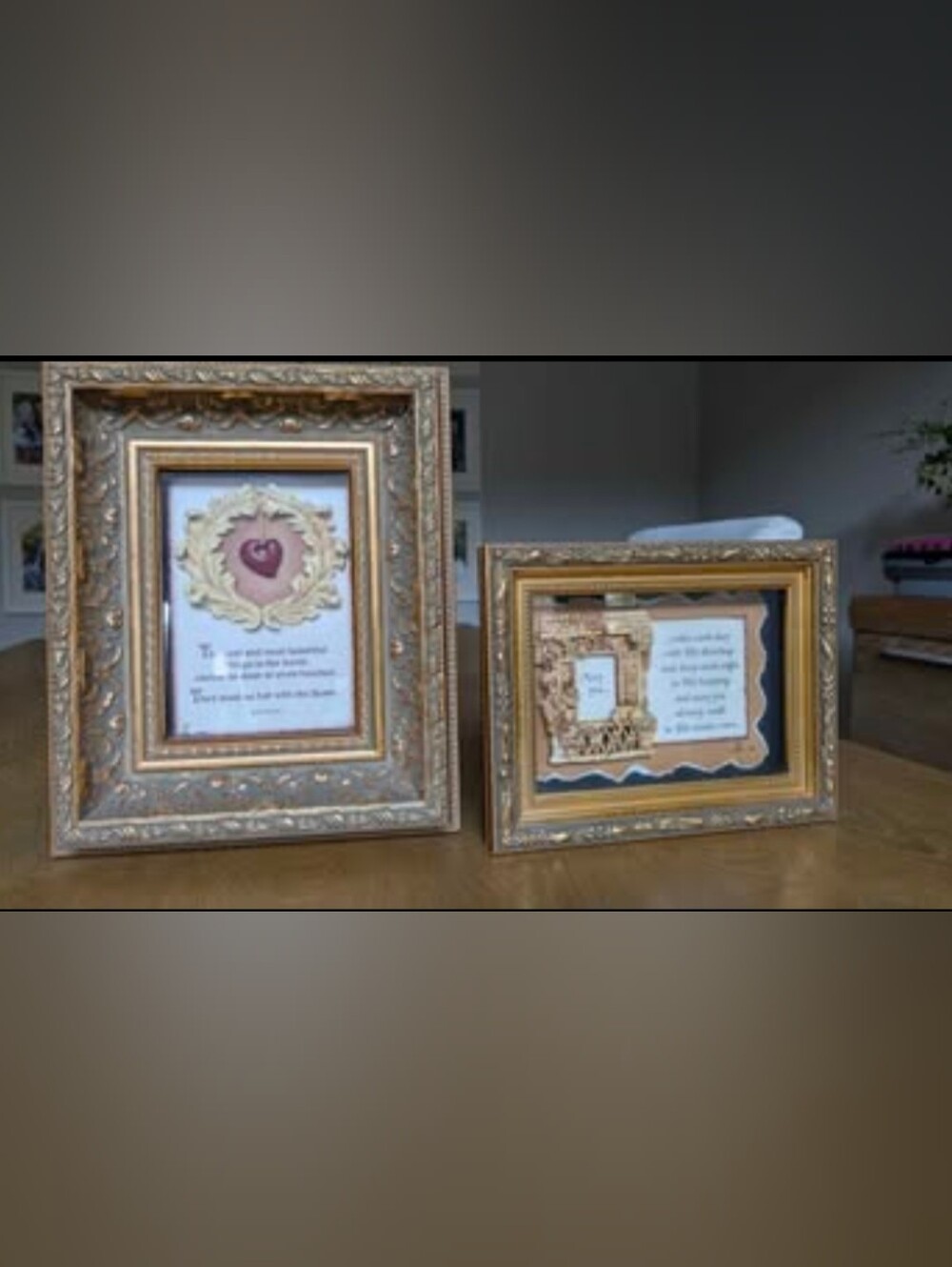 2 Artist signed original devotional art pieces winged guardians collection.